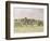 Eragny Evening, 1890-Camille Pissarro-Framed Giclee Print