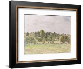 Eragny Evening, 1890-Camille Pissarro-Framed Giclee Print