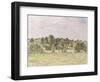 Eragny Evening, 1890-Camille Pissarro-Framed Giclee Print