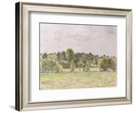 Eragny Evening, 1890-Camille Pissarro-Framed Giclee Print