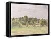 Eragny Evening, 1890-Camille Pissarro-Framed Stretched Canvas