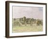 Eragny Evening-Edgar Degas-Framed Giclee Print