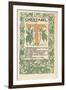 'Eragny Press: Opening Page of Coleridge's Christabel', 1895-1914-Lucien Pissaro-Framed Giclee Print