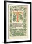 'Eragny Press: Opening Page of Coleridge's Christabel', 1895-1914-Lucien Pissaro-Framed Giclee Print