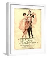 Erasmic Soap Perfume, Evening-Dress Dancing, UK, 1920-null-Framed Giclee Print