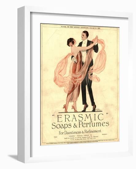 Erasmic Soap Perfume, Evening-Dress Dancing, UK, 1920-null-Framed Giclee Print