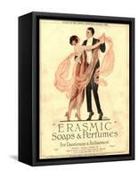 Erasmic Soap Perfume, Evening-Dress Dancing, UK, 1920-null-Framed Stretched Canvas