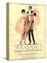 Erasmic Soap Perfume, Evening-Dress Dancing, UK, 1920-null-Stretched Canvas