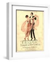 Erasmic Soap Perfume, Evening-Dress Dancing, UK, 1920-null-Framed Giclee Print