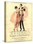 Erasmic Soap Perfume, Evening-Dress Dancing, UK, 1920-null-Stretched Canvas