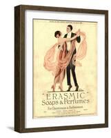 Erasmic Soap Perfume, Evening-Dress Dancing, UK, 1920-null-Framed Giclee Print