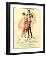 Erasmic Soap Perfume, Evening-Dress Dancing, UK, 1920-null-Framed Giclee Print