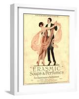 Erasmic Soap Perfume, Evening-Dress Dancing, UK, 1920-null-Framed Giclee Print