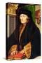 Erasmus, 1523-Hans Holbein the Younger-Stretched Canvas