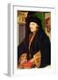 Erasmus, 1523-Hans Holbein the Younger-Framed Giclee Print