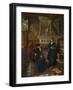 Erasmus and Quentin Matsys, 1908 (Oil on Panel)-Eugene Siberdt-Framed Giclee Print