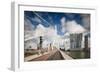 Erasmus Bridge and De Rotterdam, Wilhelminakade, Rotterdam, Netherlands, Europe-Ben Pipe-Framed Photographic Print