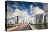 Erasmus Bridge and De Rotterdam, Wilhelminakade, Rotterdam, Netherlands, Europe-Ben Pipe-Stretched Canvas