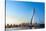 Erasmus Bridge over the River Meuse in , the Netherlands-vichie81-Stretched Canvas