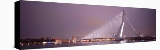 Erasmus Bridge, Rotterdam, Holland, Netherlands-null-Stretched Canvas