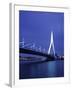 Erasmus Bridge, Rotterdam, Holland-Jon Arnold-Framed Photographic Print