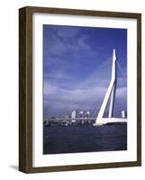 Erasmus Bridge, Rotterdam, Netherlands-null-Framed Photographic Print