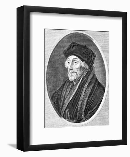 Erasmus, Holloway, Holbein-T Holloway-Framed Art Print