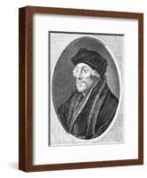 Erasmus, Holloway, Holbein-T Holloway-Framed Art Print
