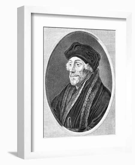 Erasmus, Holloway, Holbein-T Holloway-Framed Art Print
