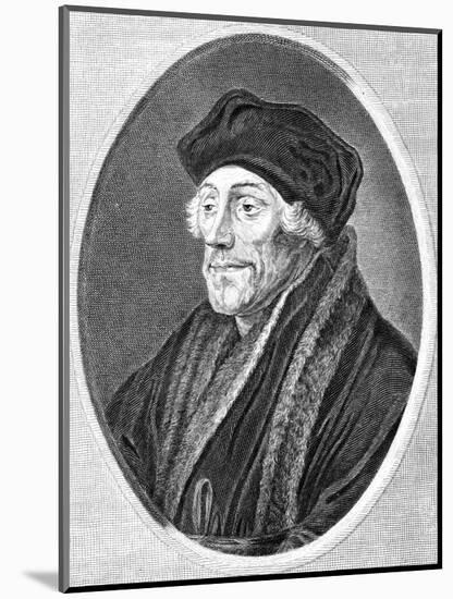 Erasmus, Holloway, Holbein-T Holloway-Mounted Art Print