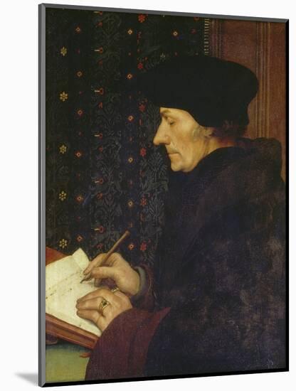 Erasmus of Rotterdam, 1523-Hans Holbein the Younger-Mounted Giclee Print