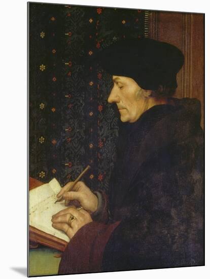 Erasmus of Rotterdam, 1523-Hans Holbein the Younger-Mounted Giclee Print