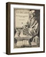 Erasmus of Rotterdam, 1526-Albrecht Dürer-Framed Giclee Print