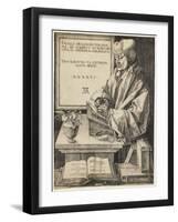 Erasmus of Rotterdam, 1526-Albrecht Dürer-Framed Giclee Print