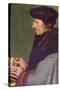 Erasmus of Rotterdam-Hans Holbein the Younger-Stretched Canvas