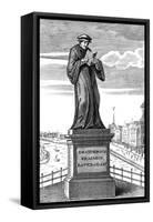 Erasmus, Statue-null-Framed Stretched Canvas