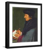 Erasmus von Rotterdam-Hans Holbein the Younger-Framed Collectable Print
