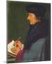 Erasmus von Rotterdam-Hans Holbein the Younger-Mounted Collectable Print