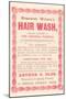 Erasmus Wilson's Hair Wash-null-Mounted Art Print