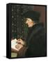 Erasmus-Hans Holbein the Younger-Framed Stretched Canvas