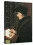 Erasmus-Hans Holbein the Younger-Stretched Canvas