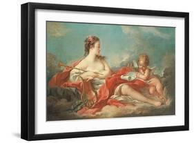 Erato, the Muse of Love Poetry-Francois Boucher-Framed Giclee Print