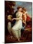 Erato, the Muse of Lyric Poetry with a Putto-Angelica Kauffmann-Mounted Giclee Print