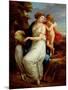 Erato, the Muse of Lyric Poetry with a Putto-Angelica Kauffmann-Mounted Giclee Print
