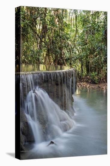 Erawan Falls, Erawan National Park, Kanchanaburi, Thailand, Southeast Asia, Asia-Christian Kober-Stretched Canvas