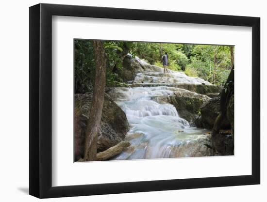 Erawan Falls, Erawan National Park, Kanchanaburi, Thailand, Southeast Asia, Asia-Christian Kober-Framed Premium Photographic Print