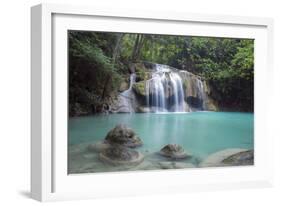 Erawan Falls, Kanchanaburi, Thailand, Southeast Asia, Asia-Alex Robinson-Framed Photographic Print