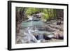 Erawan Falls, Kanchanaburi, Thailand, Southeast Asia, Asia-Alex Robinson-Framed Photographic Print