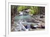 Erawan Falls, Kanchanaburi, Thailand, Southeast Asia, Asia-Alex Robinson-Framed Photographic Print