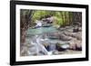 Erawan Falls, Kanchanaburi, Thailand, Southeast Asia, Asia-Alex Robinson-Framed Photographic Print